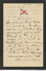 Nachlass Franz Steindachner, Brief (unvollständig) von Emil Aug. Goeldi an Franz Steindachner, Inv.Nr. 168.06, Seite 1